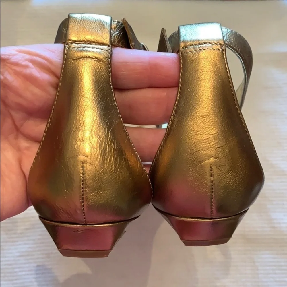 VIA SPIGA fully leather sandals/Copper/Italy/8.5.​​​​​​​​​​​​​​​​​​​​​